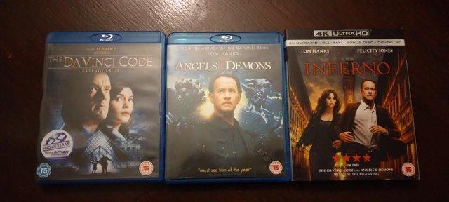 Preview of the first image of Da Vinci Code, Angels and Demons and Inferno.