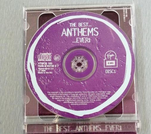 Image 11 of 2 Disc CD. "The Best Anthems Ever". 1998 Release if 90's Mus