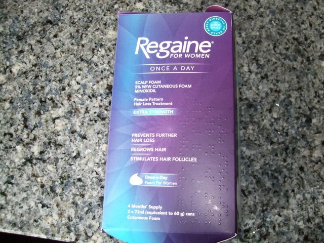Preview of the first image of REGAINE for women hair loss treatment..