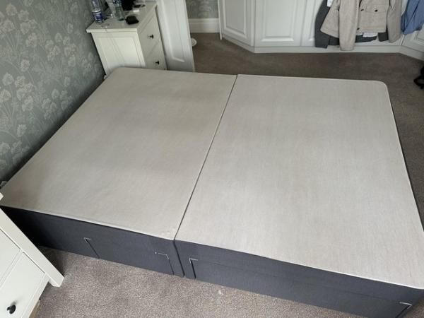 Image 1 of 4 Drawer double Divan bed