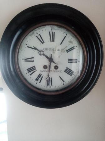 Image 3 of Antique Clock needs repair and restoring or for parts