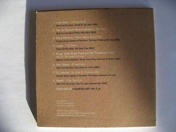 Image 2 of Various - Advance! 2002.1 Promo CD 8 Track Compilation Mute