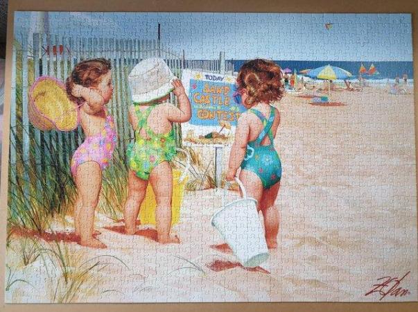 Image 1 of 1000 piece jigsaw called SEA SIDE ADVENTURES by King puzzles
