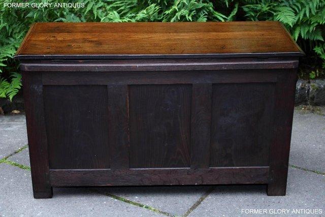 Image 48 of A TITCHMARSH & GOODWIN CARVED OAK BLANKET CHEST BOX TRUNK