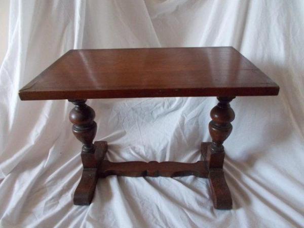 Image 1 of Vintage Miniature Apprentice Piece,Solid Oak Refectory Table