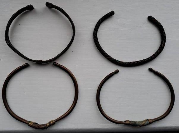 Image 1 of African copper bracelets, various styles
