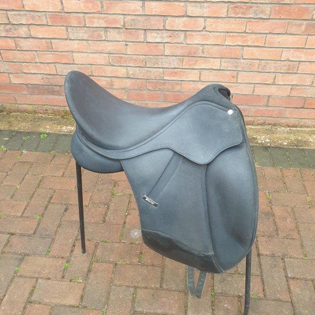 Preview of the first image of Wintec Isabell Werth dressage saddle.