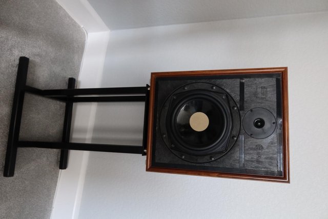 Image 2 of Linn SARA loudspeakers in teak for sale