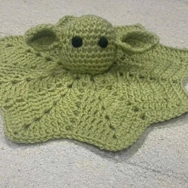 Preview of the first image of Baby Yoda inspired snuggle.