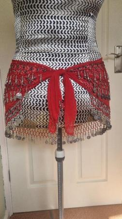 Image 2 of Belly dance hip scarf, lovely condition.