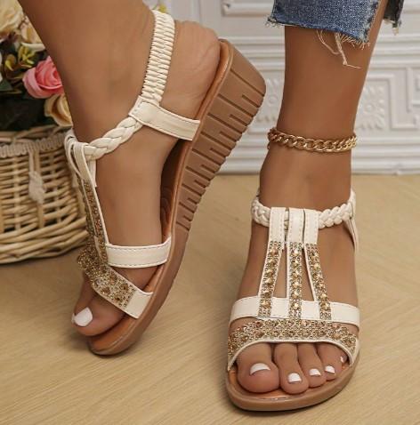 Preview of the first image of Women's Low Wedge Sandals.BRAND NEW.