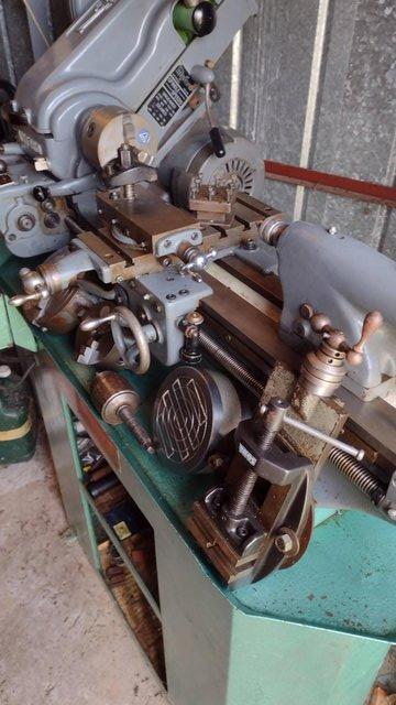 Preview of the first image of Myford Super 7 lathe with lots of additional extras.