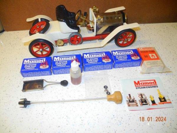 Image 4 of MAMOD STEAM ROADSTER SA1,LIVE STEAM CAR. OR SWOP FOR HORNBY