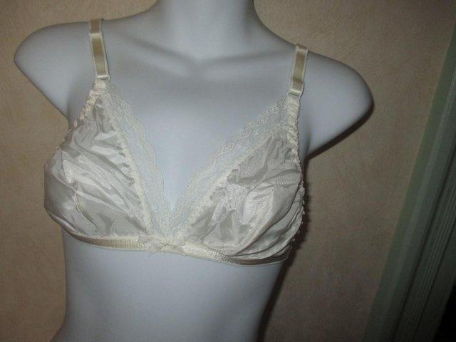 Preview of the first image of LADIES 100% SILK BRA  - ARNETTA MAKER.