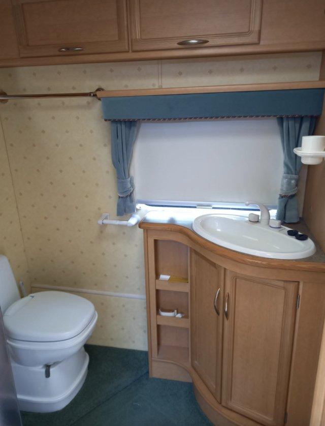 Preview of the first image of 2001 4 Birth Abbey Expression 520L Caravan.