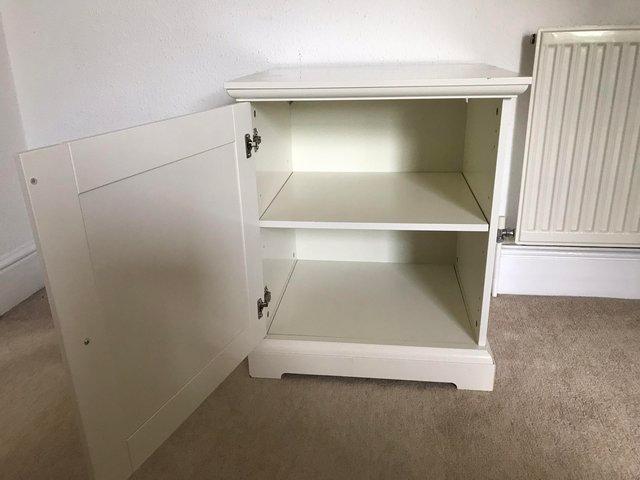 Preview of the first image of White floor standing cupboard.