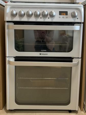 Image 2 of HOTPOINT Ultima Dual Fuel Cooker in white