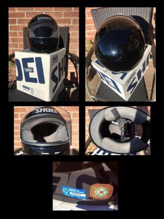 Image 1 of SHOEI TXR motorcycle helmet (black) with box