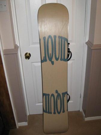 Image 1 of Professional Snowboard By "Liquid" 145 cm Hardley Used.