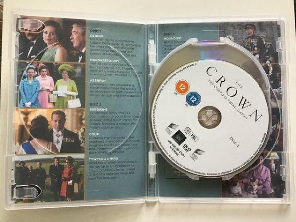 Image 2 of THE CROWN SERIES 3 DVD as new condition