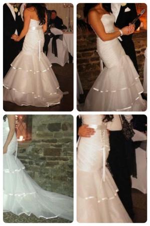 Image 2 of Size 8 white Essense of Australia designer wedding dress