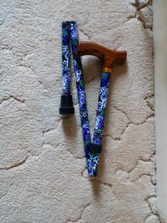 Image 1 of Ladies adjustable and collapsible walking stick