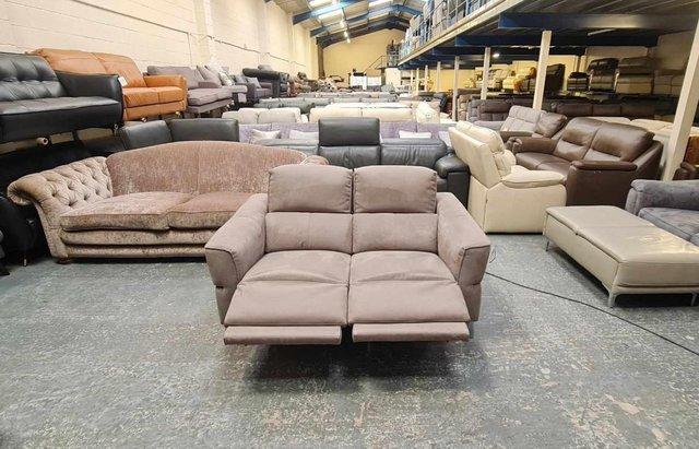 Image 11 of Dakota toronto charcoal fabric recliner 2 seater sofa