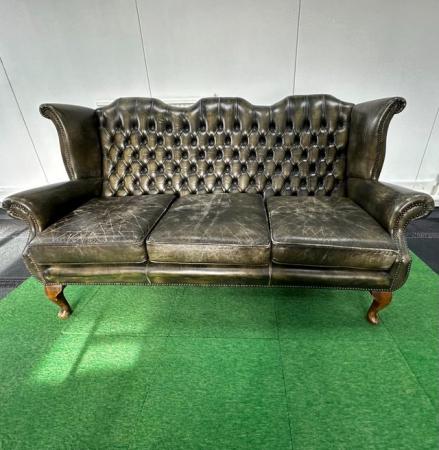 Image 2 of Chesterfield Leather Sofa