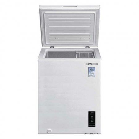 Image 1 of MONTPELLIER 99L WHITE NEW CHEST FREEZER-WINTER SAFE -15C FAB