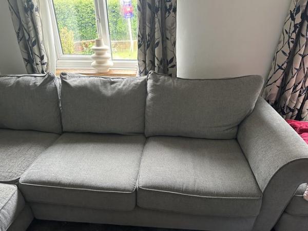 Image 2 of 5 seater sofa with two large foot rests and double chair