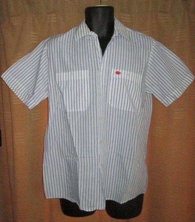 Preview of the first image of Vintage Short sleeve Railway Shirt.