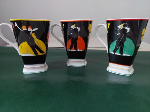 Image 2 of Limited edition Clarice Cliffe mugs.