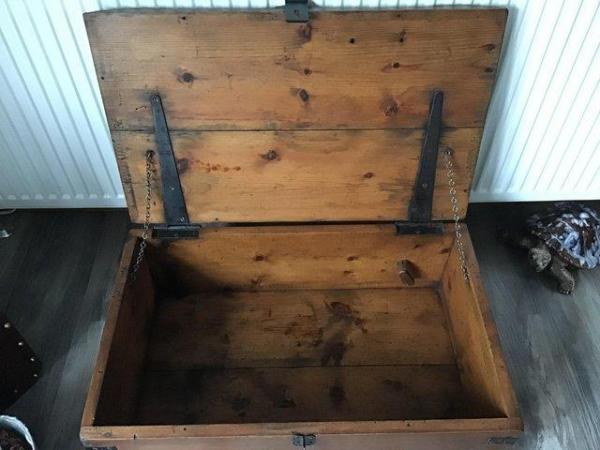 Image 2 of Refurbished Antique Pine Tool Box