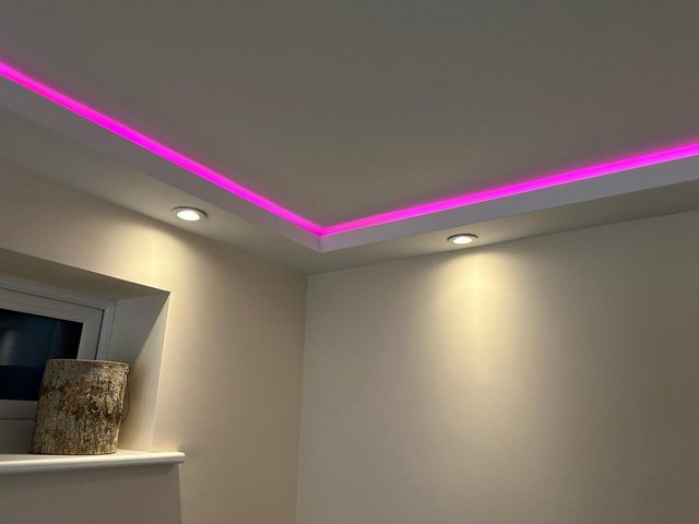 Preview of the first image of COVING LED Lighting cornice plaster-coated GU10A.