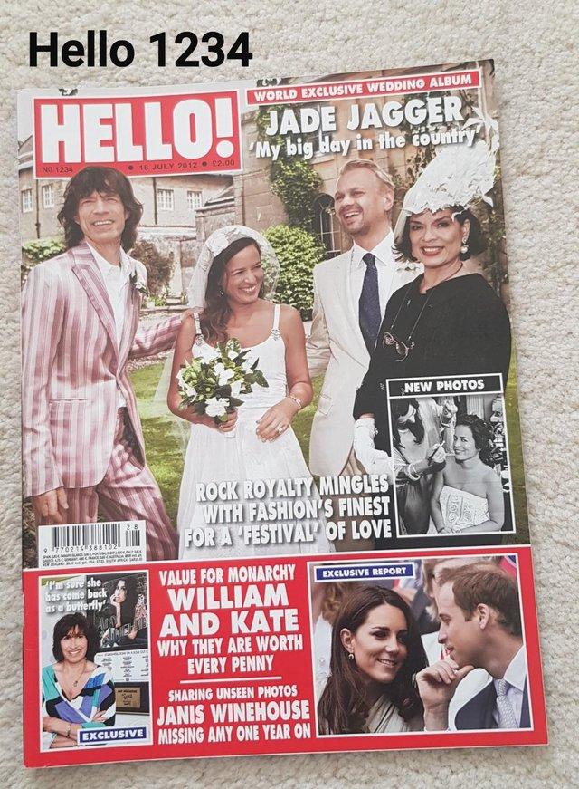 Preview of the first image of Hello Magazine 1234 - Jade Jagger Wedding Album.