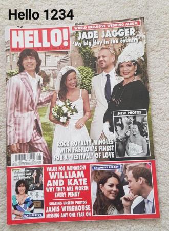 Image 1 of Hello Magazine 1234 - Jade Jagger Wedding Album