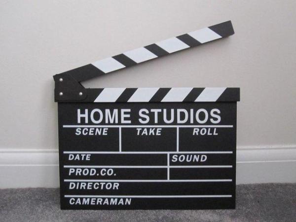 Image 1 of Director's clapperboard wall art