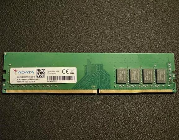 Image 2 of Adata 1x 8GB DDR4 Ram Memory AO2P26KC8T1-BPYS PC Desktop