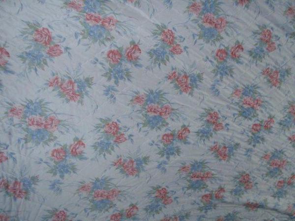 Image 2 of Vintage, Quilted, Satin Bedspread for a SINGLE BED