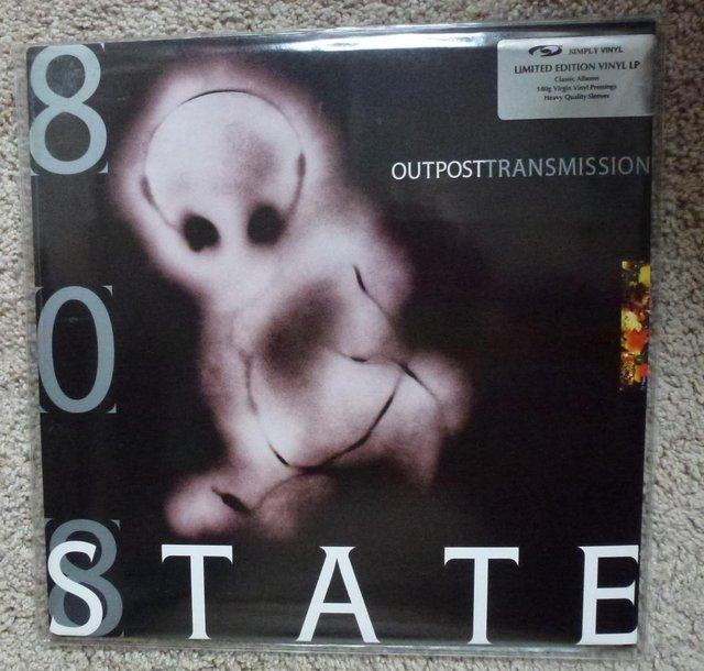 Preview of the first image of 808 State, Outpost Transmission, double 180g vinyl LP.