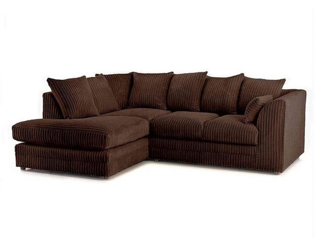 Preview of the first image of Jumbo cord corner sofa for sale.