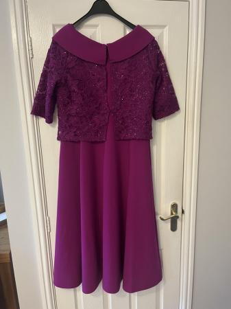 Image 1 of Magenta Mother of the Bride Dress