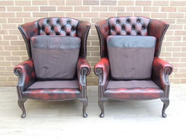 Image 18 of Chesterfield Vintage 3 piece Suite (UK Delivery)