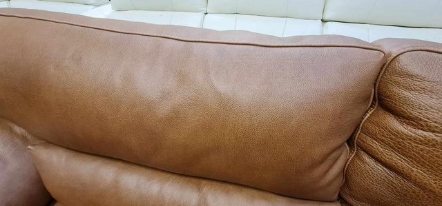 Image 12 of Ex-display Santino apollo tan leather 3 seater sofa
