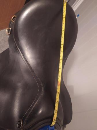 Image 3 of Black BJS Leather GP Saddle 16.5" Seat