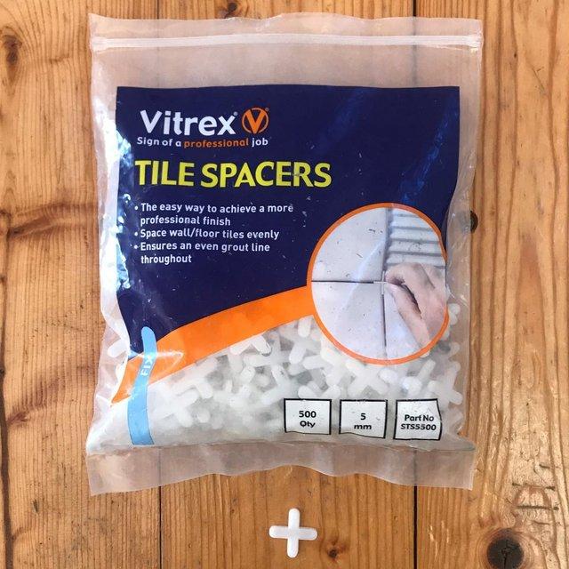 Preview of the first image of Vitrex 5mm tile spacers, part-pack approx 400..