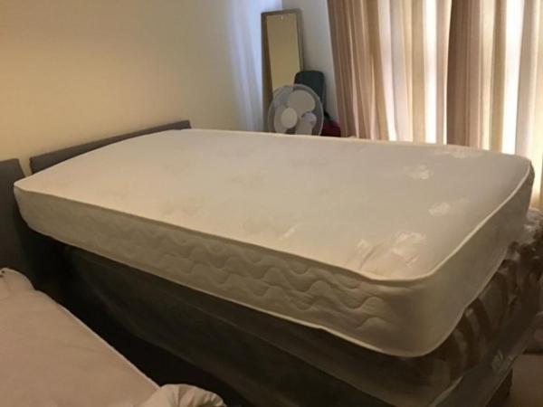 Image 3 of Single sprung mattress 3 foot x 6 foot 3 inches approx.New.