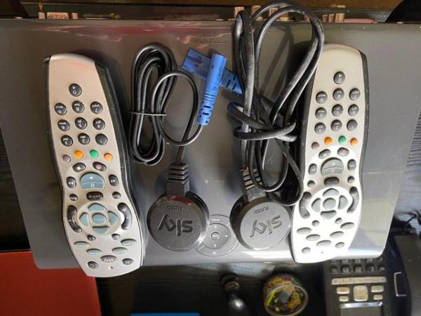 Image 2 of Sky+ Satellite Boxes with 2 remotes and On demand Connector.