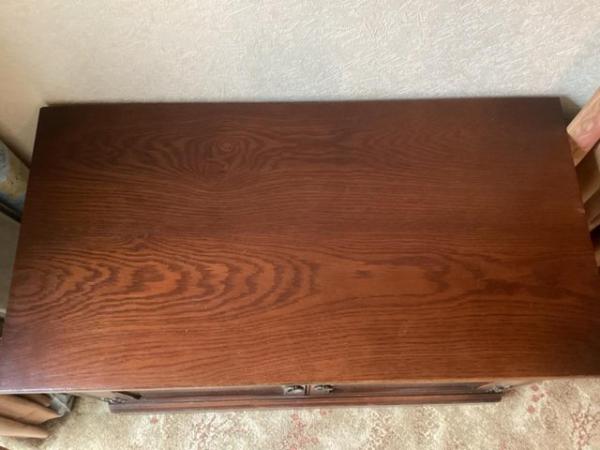 Image 2 of Old Charm Tv Cabinet in Tudor Brown