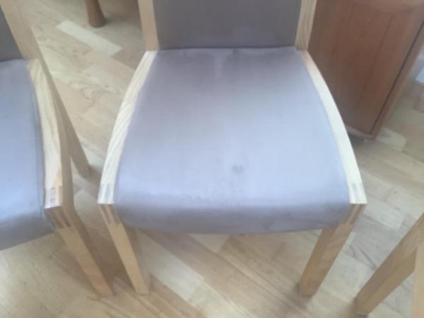 Image 6 of ERCOL SET OF 4 LATITUDE DINING CHAIRS.